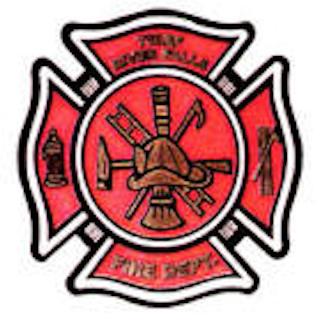 red fire department logo